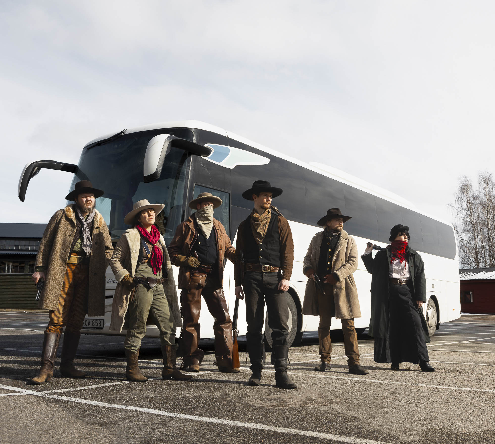 bussöverfall på highchaparral