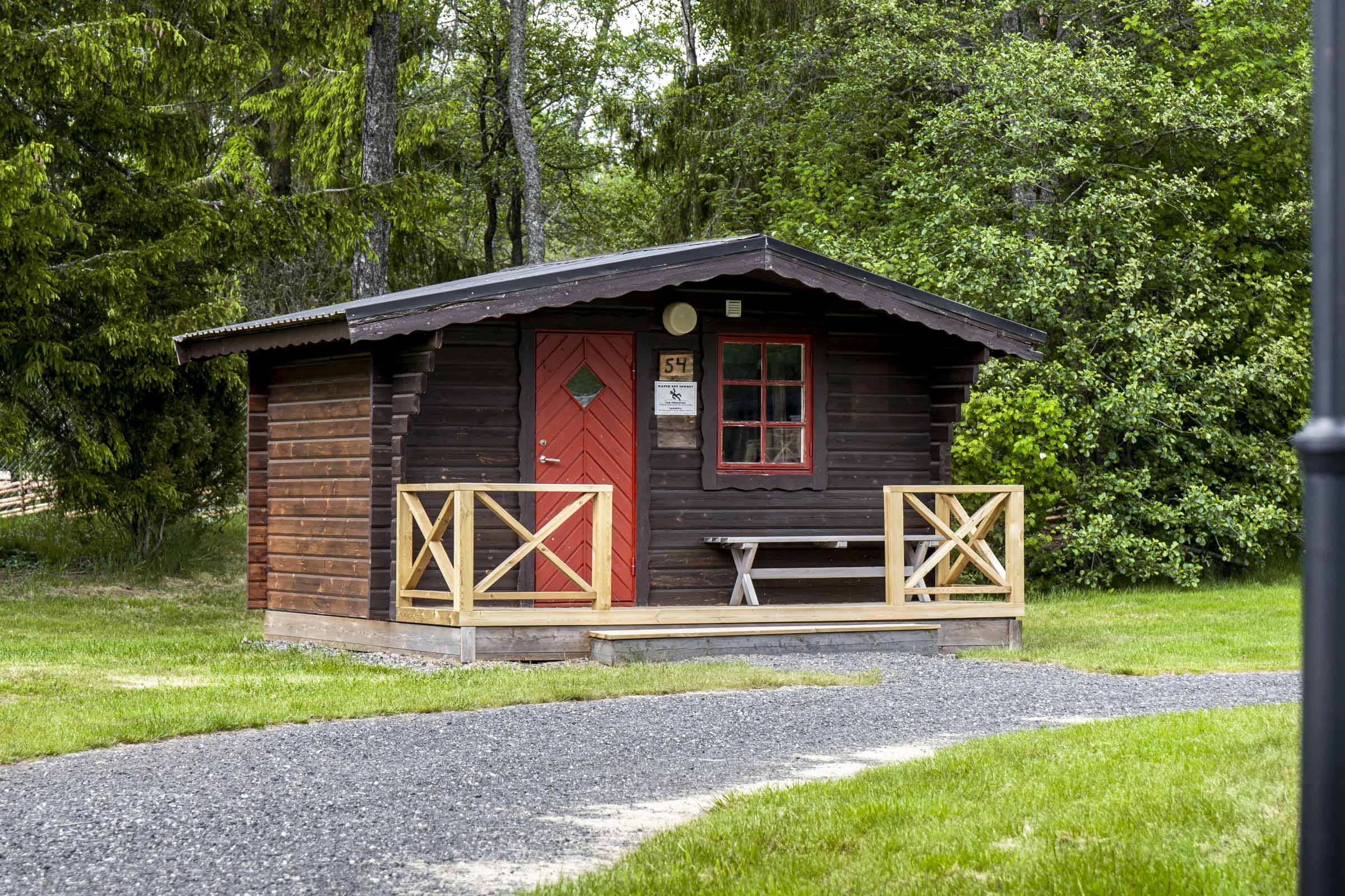 campinghytte på highchaparral